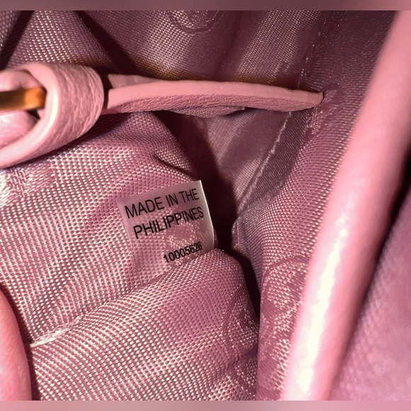 **SOLD** Tory Burch Mauve Pink Britten Combo Crossbody Bag - Picture 10 of 13